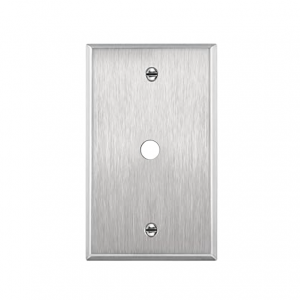 7841 Telephone or Cable Outlet Stainless Steel Wallplates