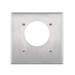 7892 Power Outlet Receptacle-One/Two Gang Stainless Steel Wallplates