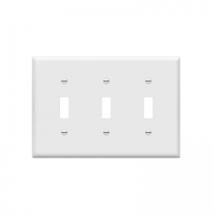 8813M Toggle Switch Plastic Wallplates
