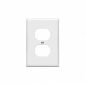 8821O Duplex Receptacle Plastic Wallplates