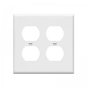 8822M Duplex Receptacle Plastic Wallplates