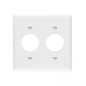 8852 Single Receptacle Plastic Wallplates