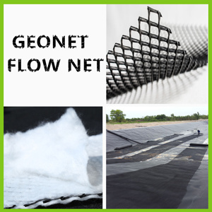 Plastic 3D HDPE Drainage Composite Geonet for Landfill