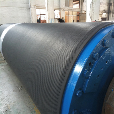 20-25mm Rubber Thickness Blind Drilled Roll Press