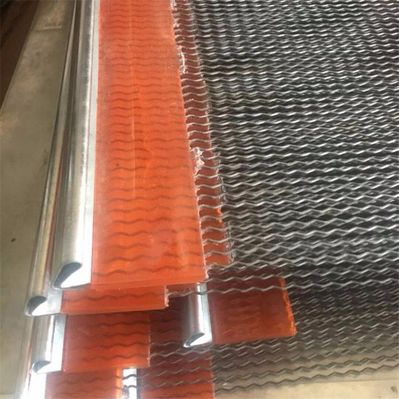 High Carbon Steel Wire Mining Screen Mesh Tension Wire Mesh with Hooks
