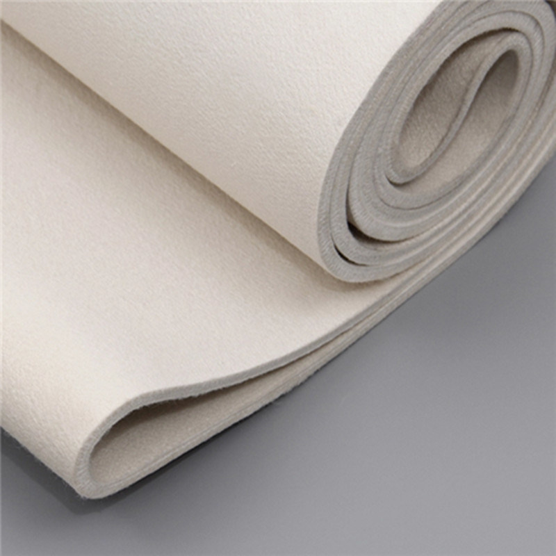 Industries Felt Fabric Synthetic Needle Felt Sheet White for Heat Transfer