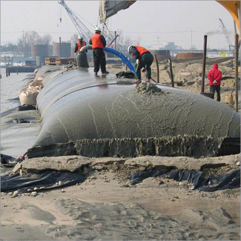 Reasonable price Geoweb - Woven Geotextile Polyester Geotube Geobag for Bank and Embarkment Protection – Huatao detail pictures