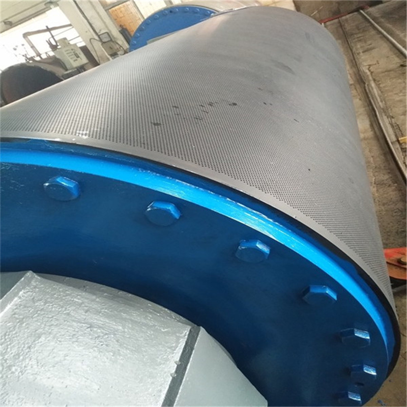 20-25mm Rubber Thickness Blind Drilled Press Roll