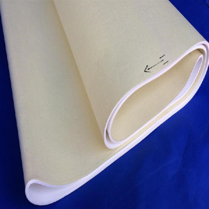 Bottom price Felt Roller - 100% Nomex &Polyester Seamless White Sanforizing Machine Felt – Huatao Featured Image
