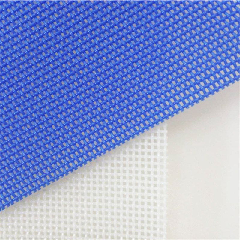 Blue Color Polyester Mesh Fabric