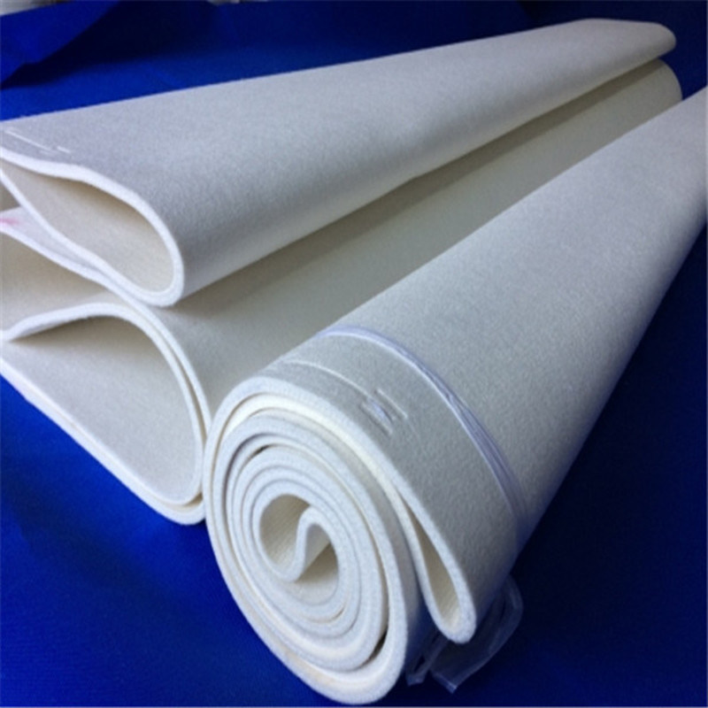 Needle Industrial Felt Fabric 48m Length 2400GSM Weight for Cement Industry
