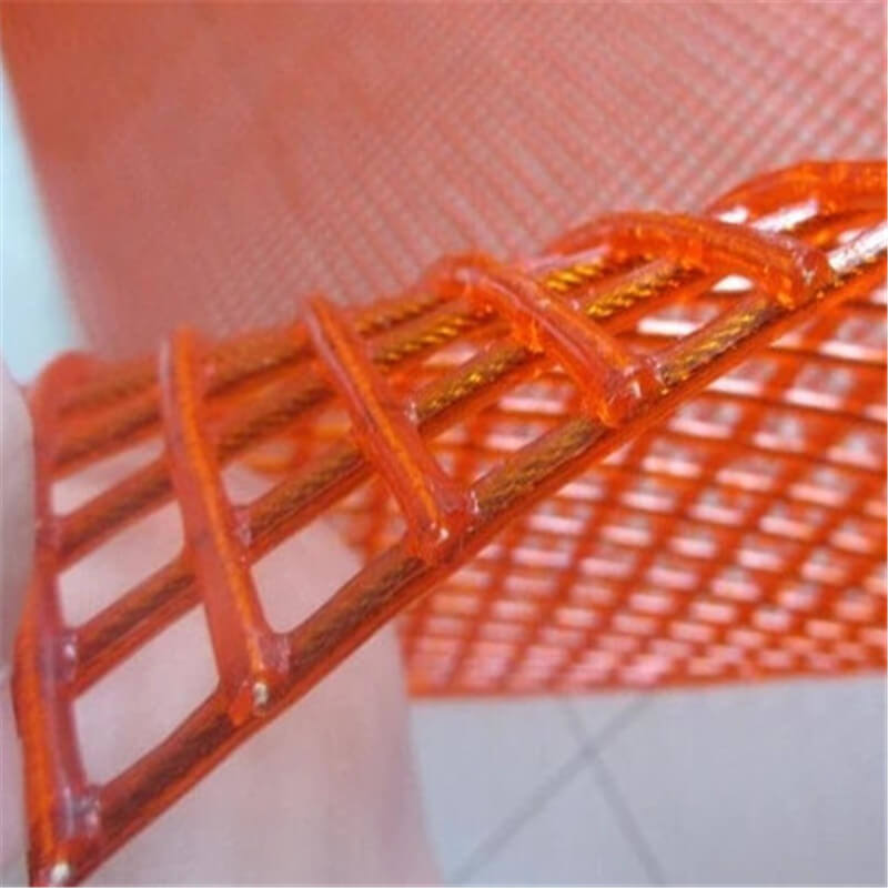 Polyurethane Coated Steel Wire Screen Mesh with Hooks Aperture Customized for Stone Screening