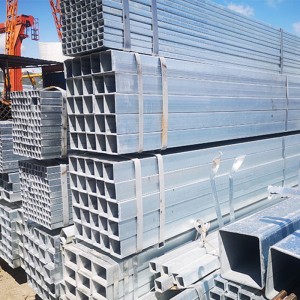 High Quality Hollow Rectangular Steel pipe Galvanized Square Tube