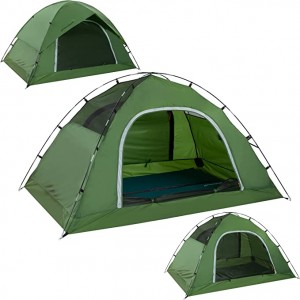 Kempingsátor 2 fő, 4 fő részére – Vízálló két személyes sátor kempingezéshez, Kis Easy Up sátor családoknak