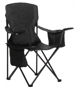 Cadeira de acampamento dobrável portátil com bolsa de transporte