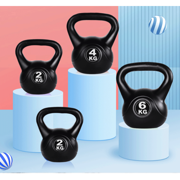 Home gym cement kettlebell for fitness equipment