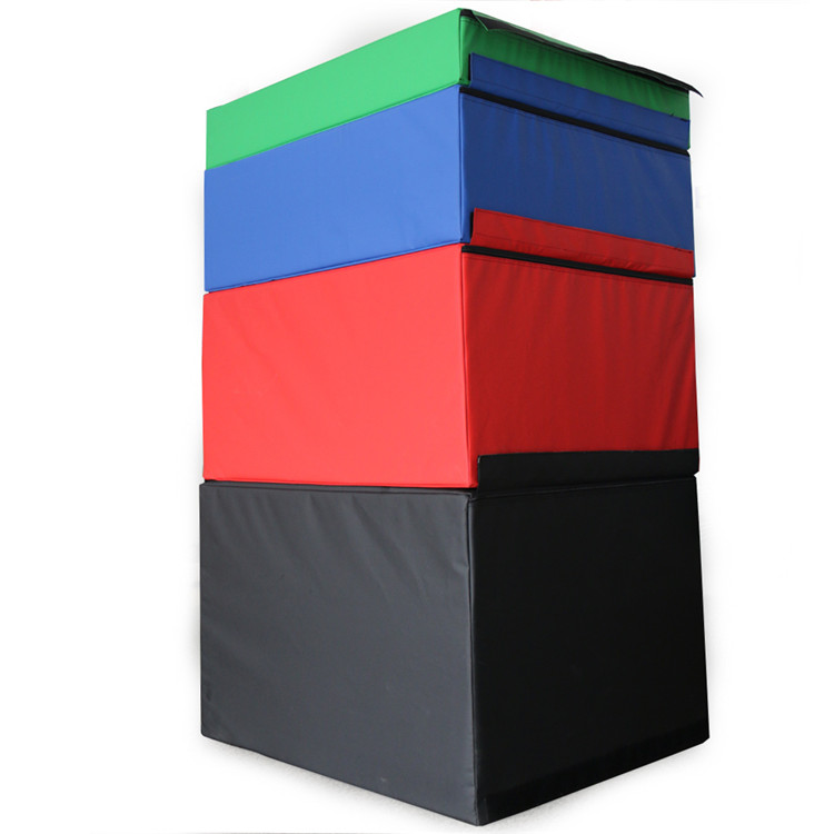 Factory Price For 3 In 1 Plyometric Boxes PVC Soft Jumping Exercises Plyo Boxes