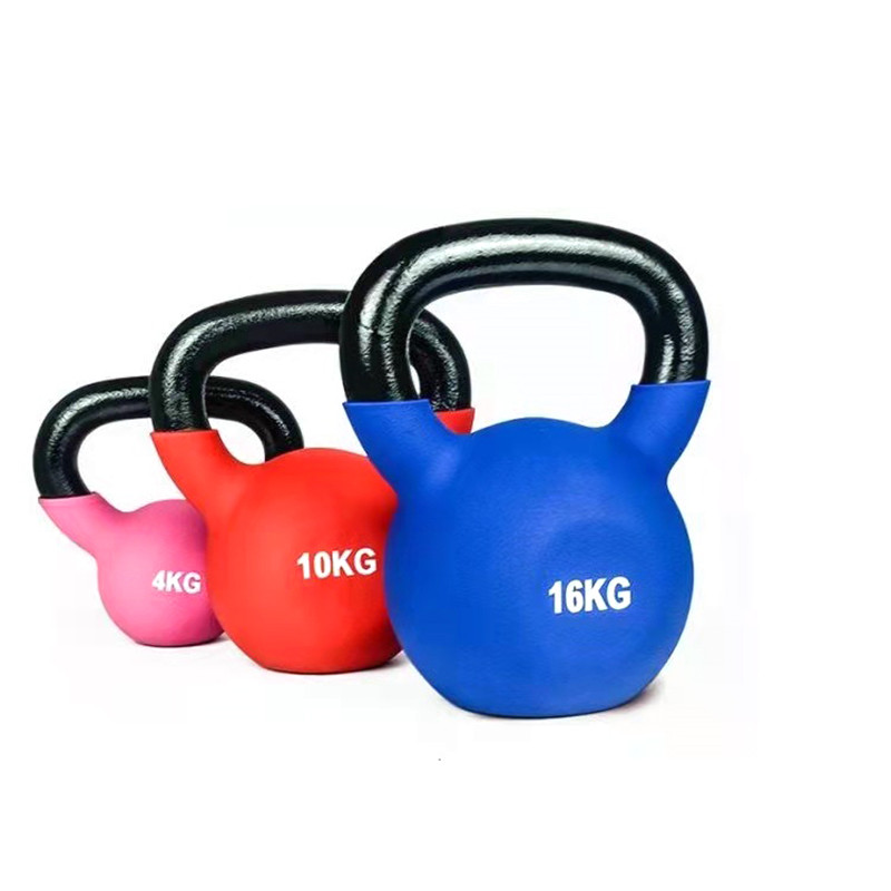 Gym Fitness Equipment Kettlebell Adjustable Custom Neoprene Coated Kettlebell Set
