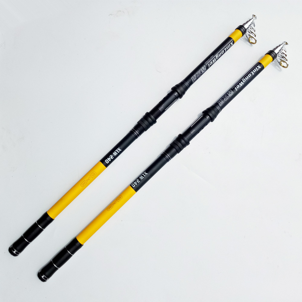 2.1m 2.4m 2.7m 3.0m 3.6m Telescopic fishing rods Iba't ibang Carbon Fiber Fishing Rod