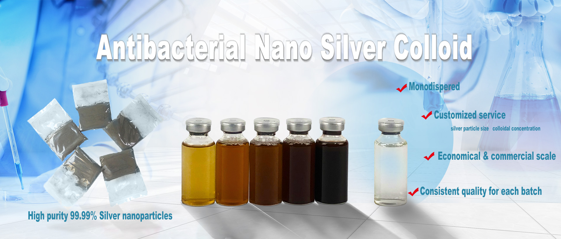antibakterial kümüş nanobölejikler