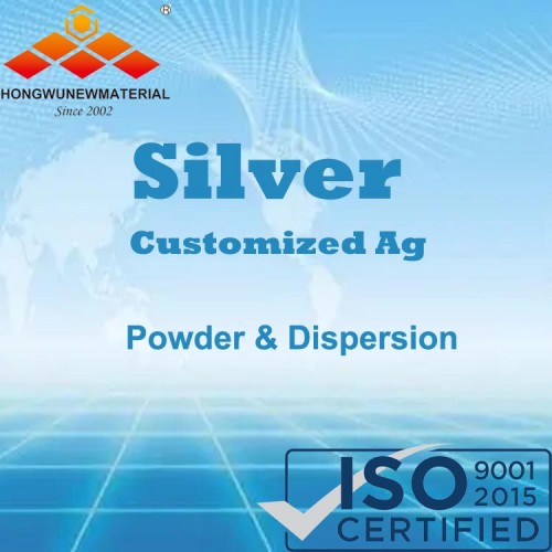 Makonda Nanomaterial Service ya Silver Particles Powders Dispersion