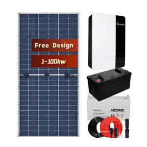 Painel solar de fácil instalação no telhado 5kw 10kw 15kw 20kw sistema de painel solar para uso doméstico