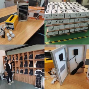 Set lengkap 4W 6V rega apik ngisi daya portabel sistem tenaga solar mini Kanggo Kegiatan Outdoor