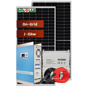 Hocheffizientes netzunabhängiges 300-W-500-W-1-kW-2-kW-3-kW-Haus-Solarstromsystem für den Außenbereich
