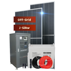 40KW off grid invertor Solárny systém skladovania elektrickej energie solárny generátor