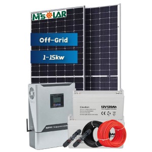 Wysokiej jakości system zasilania energią słoneczną poza siecią o mocy 2 kW do użytku komercyjnego