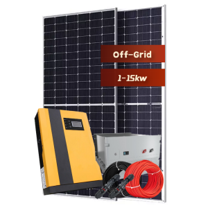 Повна система сонячної енергії 2 КВт 3 КВт 4 КВт 5 КВт Гібридна сонячна панель Power PV System Off Grid Вартість для дому