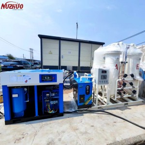 NUZHUO Mediese Suurstof Produserende 20Nm3/h PSA Mediese Suurstof Generator Plant
