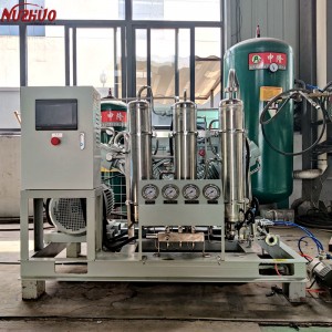 NUZHUO High Pressure Air Cooling Oil Free Oxygen Booster Oxygen Cylinder Filling Station Oxygen Compressor