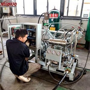NUZHUO 200bar High Pressure Pure Gas Booster Compressor Oxygen Nitrogen Pump