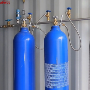 NUZHUO Container PSA Oxygen Plant 30nm3/h 150bar With Filling Manifold 95%-99% O2 Producing Line
