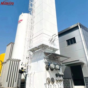 NUZHUO China Cryogenic Oxygen Plant For Steel Smelting High Purity 99.6% Liquid Oxygen Metallurgical Plant