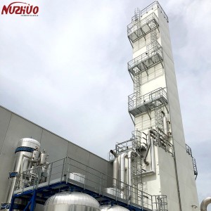 NUZHUO Float Glass 1500Nm3/h Nitrogen Generator Machine Liquid Nitrogen Making Equipment N2 Plant