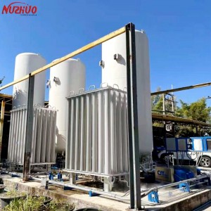 NUZHUO Liquid Nitrogen Making Generator Combined Liquid And Gas Air Separation Plant Purity 99% Oxygen Production