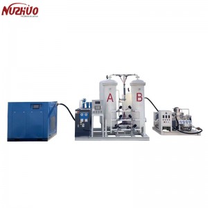 NUZHUO mašina za odvajanje kiseonika za prodaju 20/30/40/50 Nm3/H Postrojenje za O2 generator za apsorpciju ljuljanja pritiska (PSA)