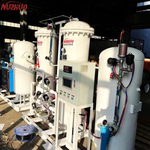 NUZHUO ઓક્સિજન સેપરેશન મશીન વેચાણ માટે 20/30/40/50 Nm3/H પ્રેશર સ્વિંગ એબ્સોર્પ્શન (PSA) O2 જનરેટર પ્લાન્ટ