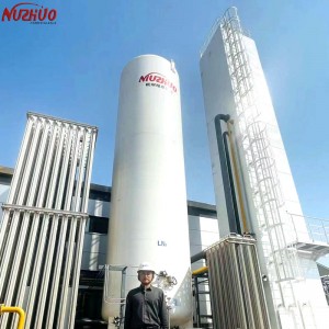 NUZHUO מפעל הפרדת אוויר קריוגני קטן ובינוני עם יעילות גבוהה צריכת חשמל נמוכה חמצן חנקן גרגון מחולל