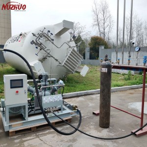 NUZHUO 2022 Hot Selling Oxygen Plant O2 Compressor Capacity Filling 100 Cylinders Per Day