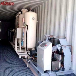 NUZHUO Oxygen Plant PSA Oxygen Generator With Capacity Of 25Nm3/H 150 Bar Pressure Filling Cylinder