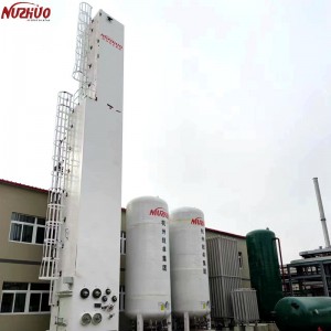 NUZHUO Air Separation Unit For Medical And Industrial 400Nm3/H The Plant Operate In LIN / LOX Mode