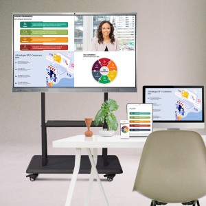65 75 85 98 inch touch screen panel wifi Education Training conference whiteboard projection TV speaker advertising display Interactive smart whiteboard