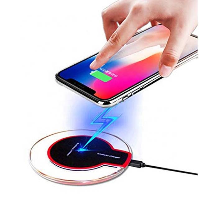 Wholesale Price China 15w Car Wireless Charger - Universal Fantasy Qi Wireless Charger With LED Light for iPhone Samsung Mobile Phone K9 Crystal Wireless Charger – Idealway