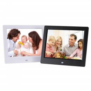 Wholesale Digital Photo Frame Online - 8 inch slideshow cheap video player digital picture frame digital photo frame commercial advertising HD support 720P – Idealway