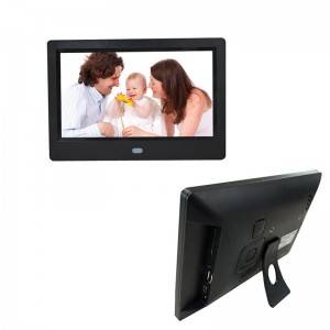 Limit Free 7 Inch Digital Photo Frame OEM Multi-functional Built-in MP3/MP4 player remote control