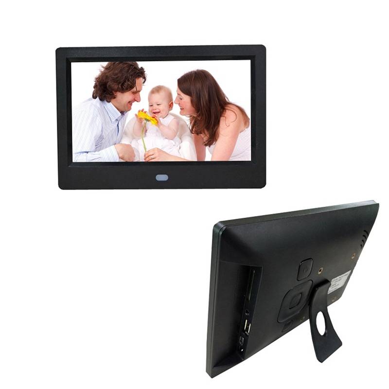 2021 High quality Best Digital Photo Frame - 7 Inch Digital Photo Frame OEM 1024×600 Multi-functional Built-in MP3/MP4 player remote control – Idealway