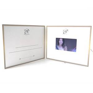 multimedia effect electronic lcd video invitation card for weddings  opening veremonies